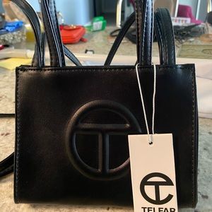 Telfar small shopping bag - black